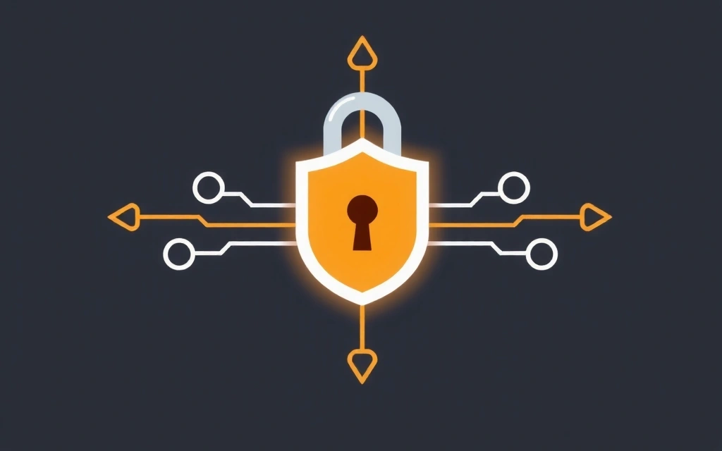 Ilustrace bezpečného digitálního prostředí a soukromí